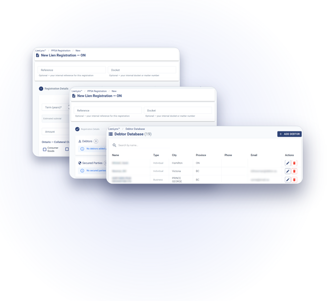 LienLynx — PPSA lien registration and debtor database